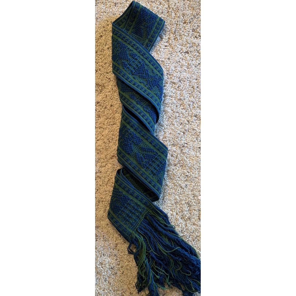 Hand Woven Authentic Peruvian Sash Wrap 68" X 3.5" Inches - Picture 4 of 4
